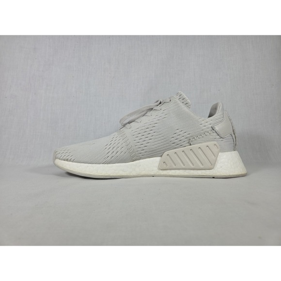 adidas Wings + Horns NMD R2 Primeknit BB3118 Men Size US 12.5 Gray White - Picture 3 of 8